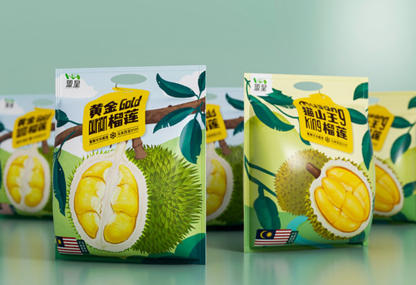 长春盟星榴莲包装设计